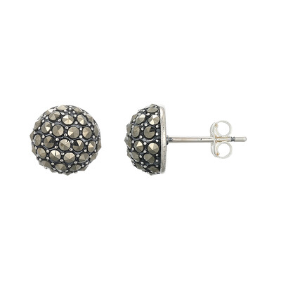 Orecchini in argento con Marcassite