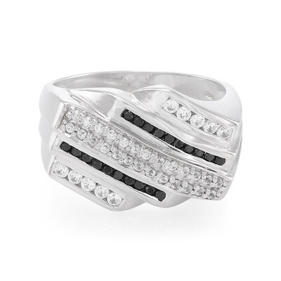 Anello da uomo in argento con Zircone