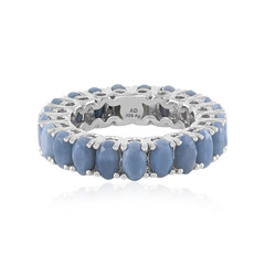 Anello in argento con Opale Blu