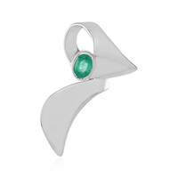 Ciondolo in argento con Smeraldo Colombiano
