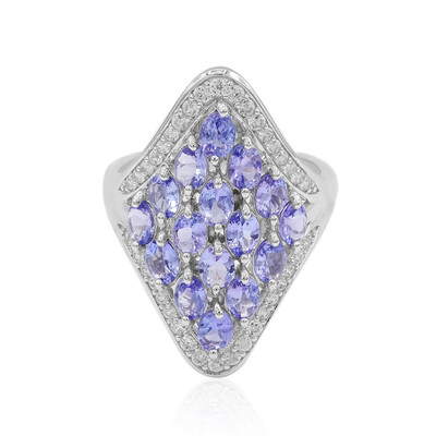 Anello in argento con Tanzanite