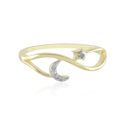 Anello in argento con Diamante I2 (I)