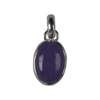 Ciondolo in argento con Giadeite Lavanda