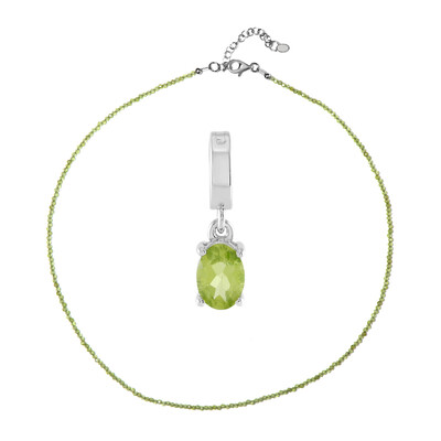 Parure in argento con Peridoto