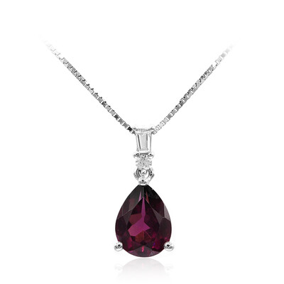 Collana in oro con Rodolite
