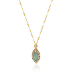 Collana in oro con Opale di Welo AAA