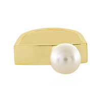 Anello in argento con Perla d'Acqua Dolce Bianca