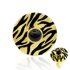 Anello in argento con Onice Nero