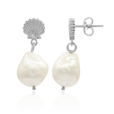 Orecchini in argento con Perla di Acqua Dolce (TPC)