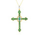 Collana in argento con Smeraldo Zambia (Gems en Vogue)