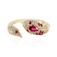 Anello in oro con Rubellite