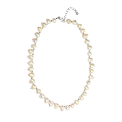 Collana in argento con Perla di Acqua Dolce (TPC)