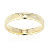 Anello in argento con Topazio Bianco