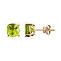 Orecchini in oro con Peridoto Dashihe  (CIRARI)