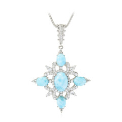 Collana in argento con Larimar (Dallas Prince Designs)