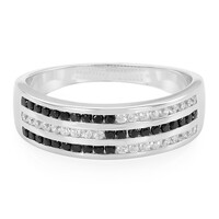 Anello in argento con Spinello Nero