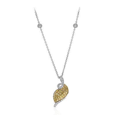 Collana in oro con Diamante Giallo SI2 (CIRARI)