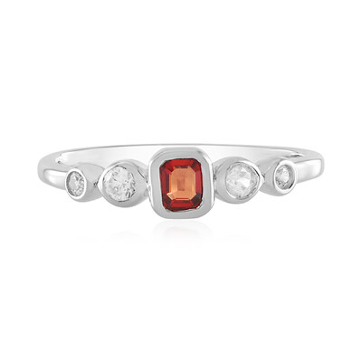 Anello in argento con Rubino Tanzania (Adela Silber)