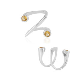 Anello in argento con Berillo Giallo (de Melo)