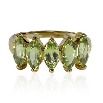 Anello in argento con Peridoto
