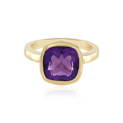 Anello in argento con Ametista Zambiana