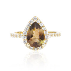 Anello in oro con Andalusite