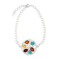 Bracciale in argento con Ambra Baltica