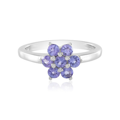 Anello in argento con Tanzanite
