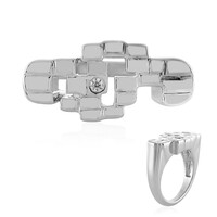 Anello in argento con Zircone