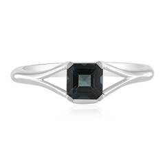 Anello in argento con Topazio Blu Londra