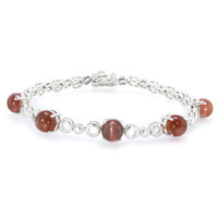 Bracciale in argento con Scapolite Occhio di Gatto