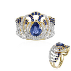 Anello in oro con Zaffiro Blu (D'vyere)