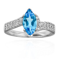 Anello in argento con Topazio Marambaia