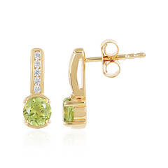Orecchini in argento con Peridoto