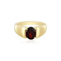 Anello in argento con Granato Mozambico