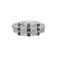 Anello in argento con Labradorite Blu Maniry (KM by Juwelo)