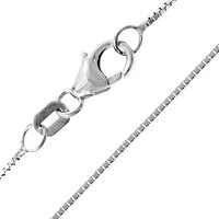 Catenina veneziana in oro bianco - 45 cm - ca. 1,7 g