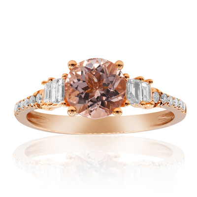 Anello in oro con Morganite AAA (CIRARI)