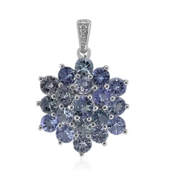 Ciondolo in argento con Tanzanite (non riscaldata)
