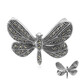 Spilla in argento con Marcassite (Annette classic)