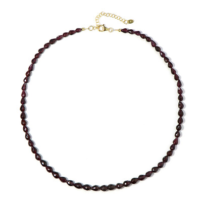 Collana in argento con Rodolite Rajasthan