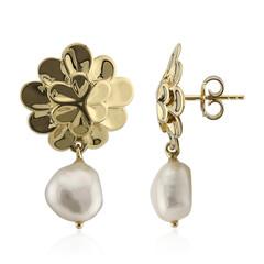 Orecchini in argento con Perla d'Acqua Dolce Bianca (TPC)