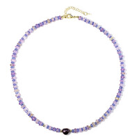 Collana in argento con Perla Nera