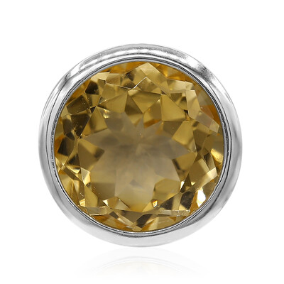Ciondolo in argento con Citrino (MONOSONO COLLECTION)