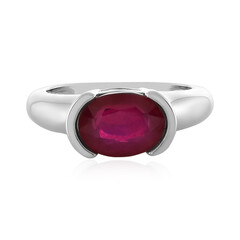 Anello in argento con Rubino del Madagascar
