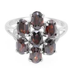 Anello in argento con Zircone Cioccolato