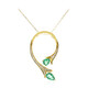 Collana in oro con Smeraldo Zambia AAA (CIRARI)