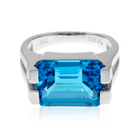 Anello in argento con Topazio Marambaia