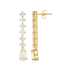 Orecchini in argento con Opale di Welo