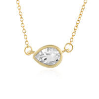 Collana in argento con Topazio Bianco
